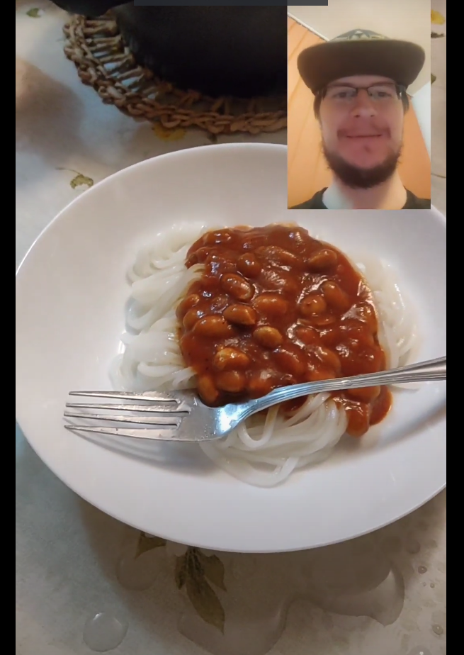 Spagety s morcadellou + ryzove cestoviny