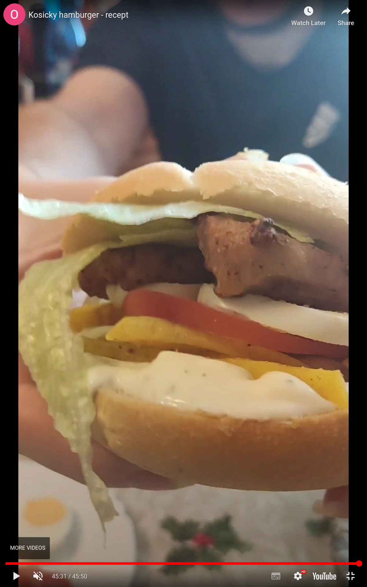Kosicky hamburger